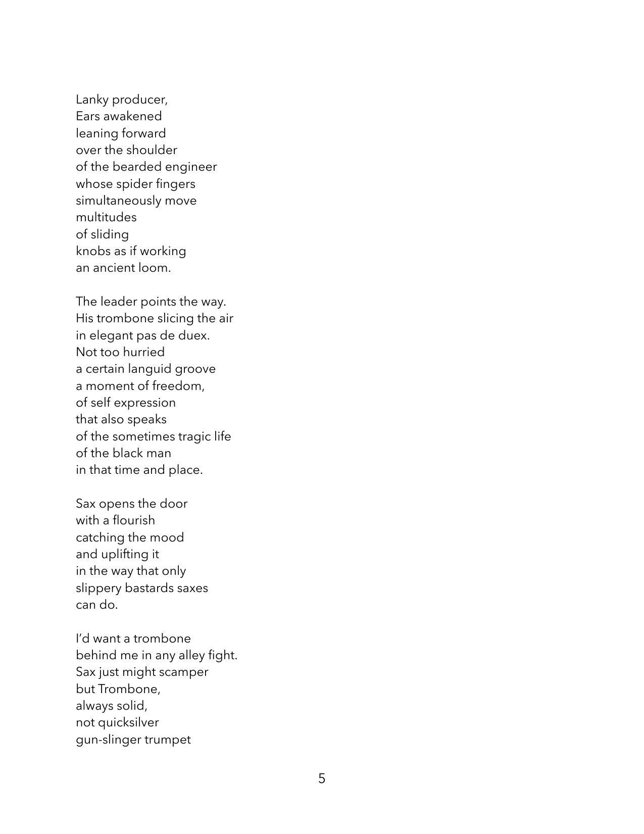 36 Notes on Jazz — page 5