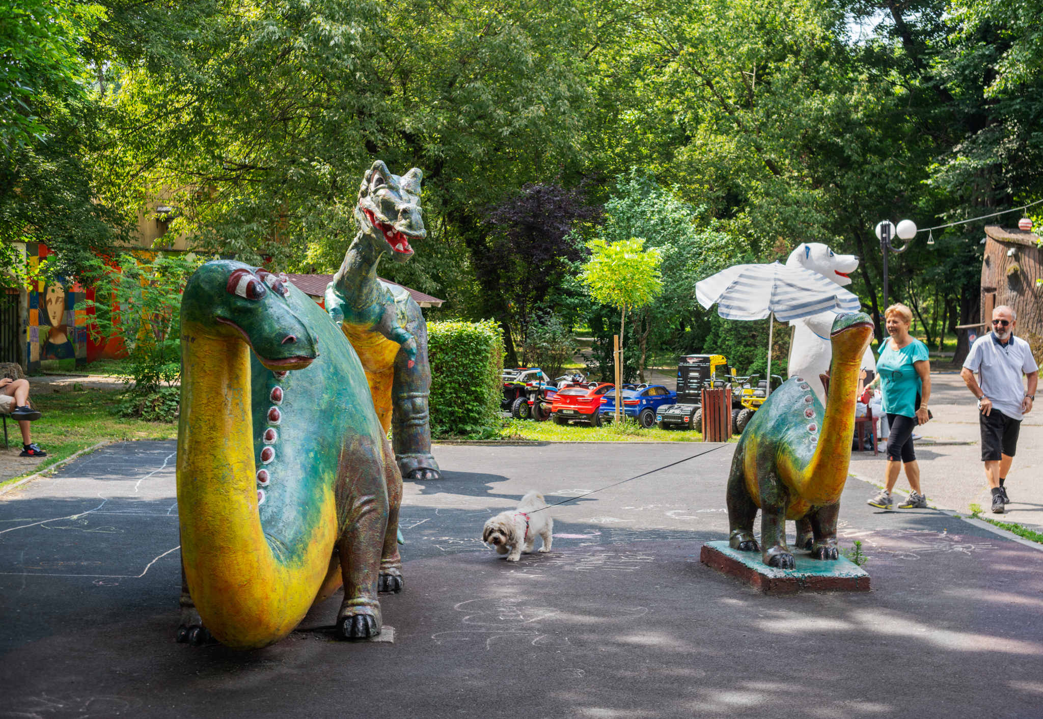 Dinos and Dog