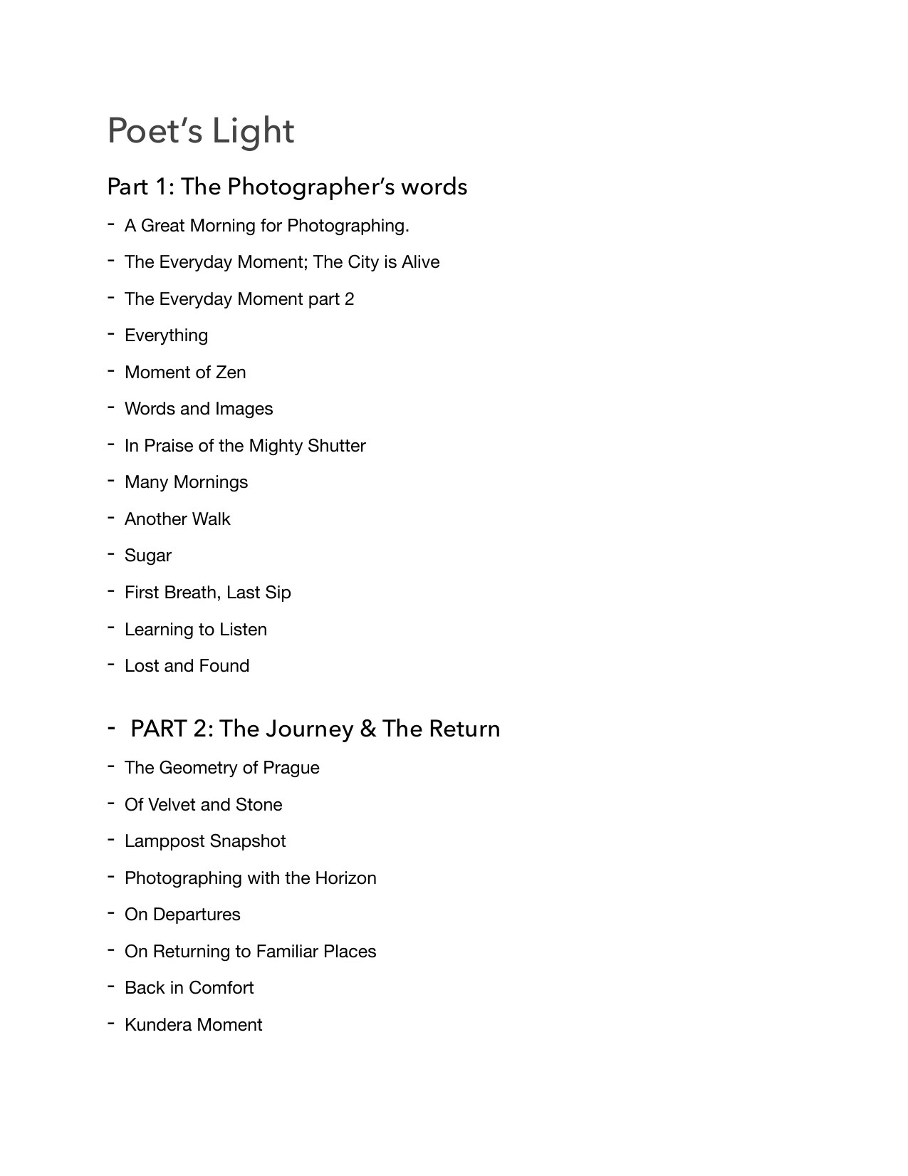 Poet&rsquo;s Light, Photographer&rsquo;s Words — page 2