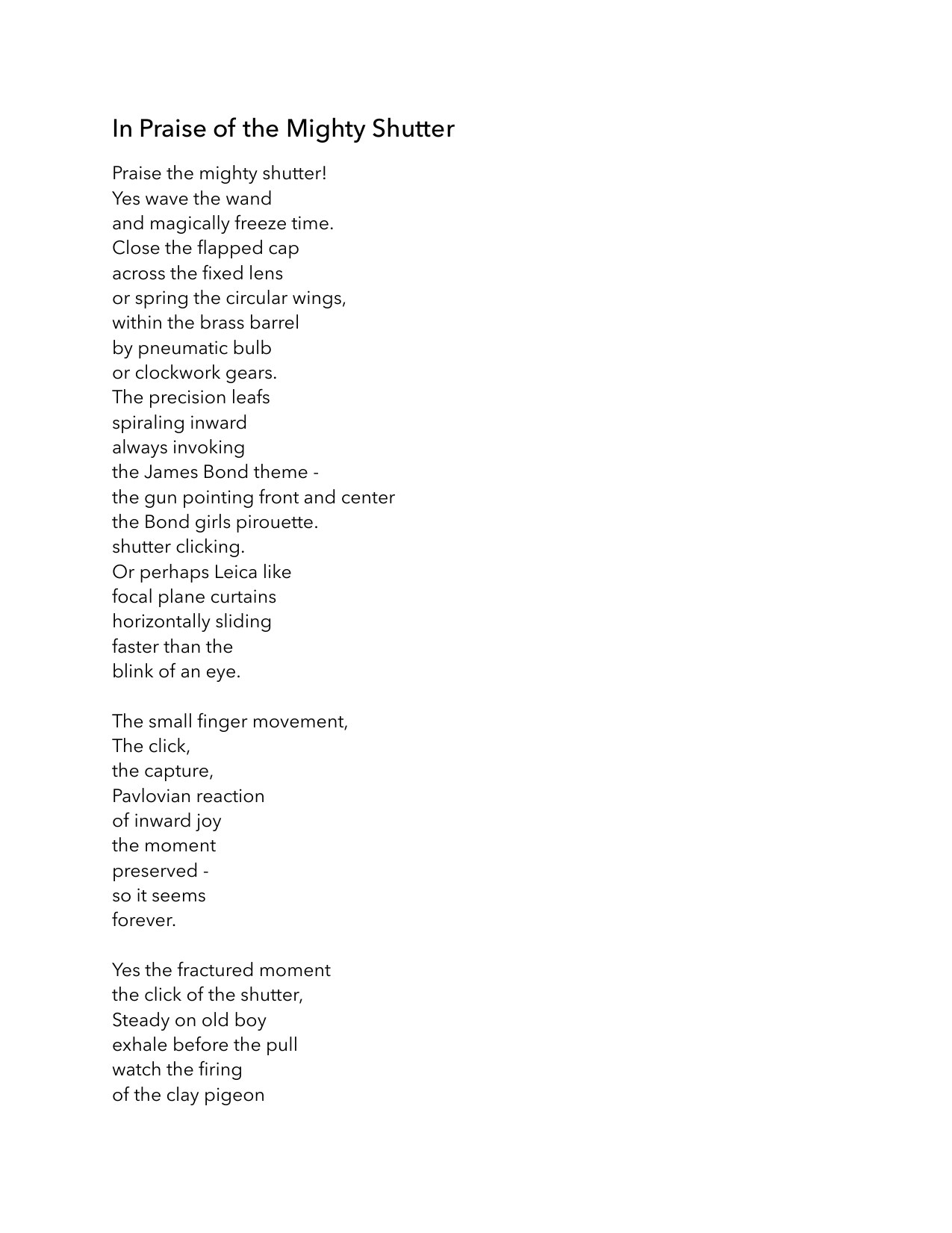 Poet&rsquo;s Light, Photographer&rsquo;s Words — page 7