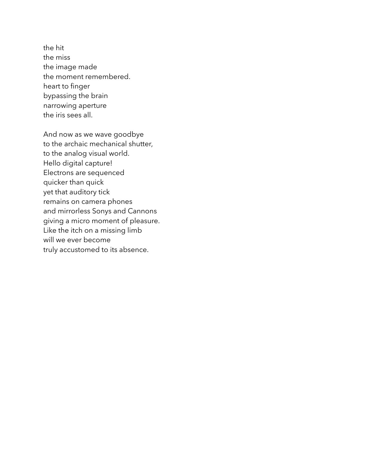 Poet&rsquo;s Light, Photographer&rsquo;s Words — page 8