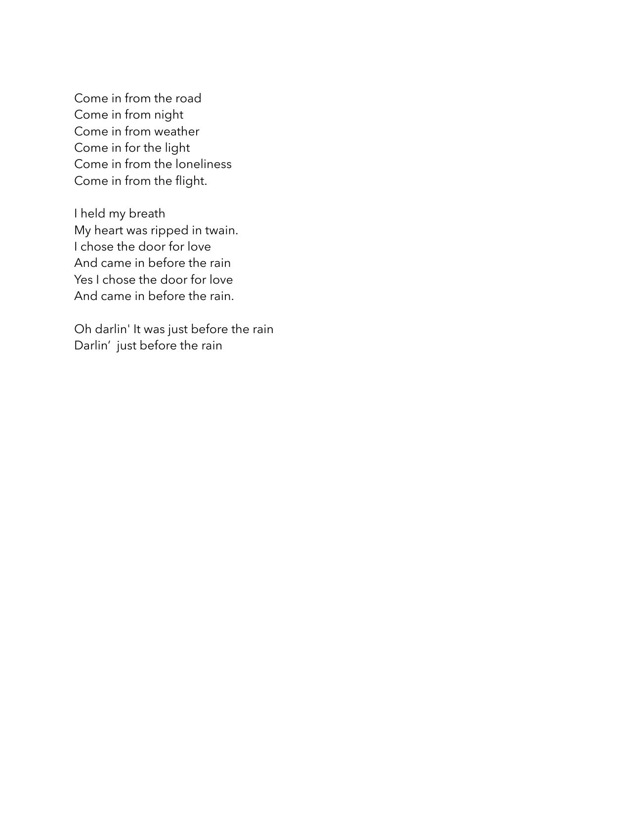 Songs in Search of a Melody — page 9