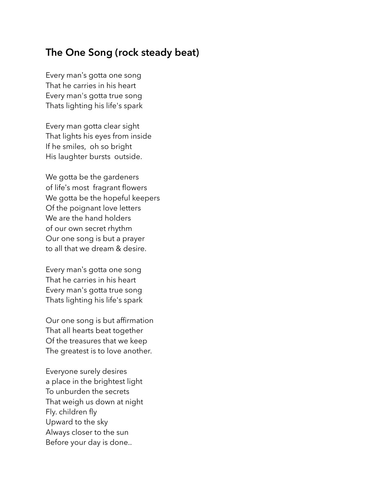 Songs in Search of a Melody — page 11