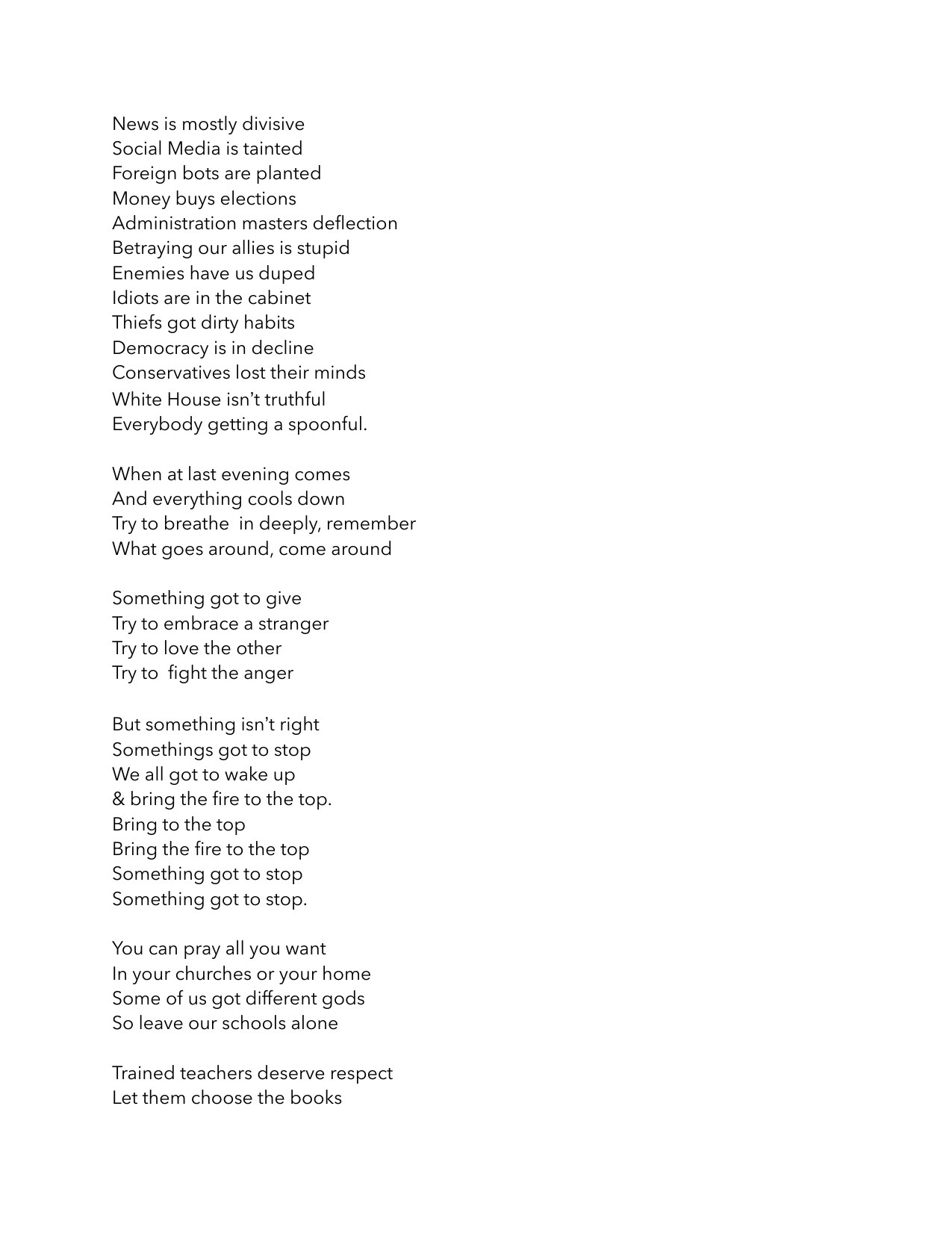 Songs in Search of a Melody — page 14