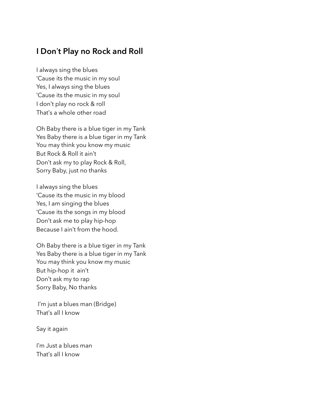Songs in Search of a Melody — page 20