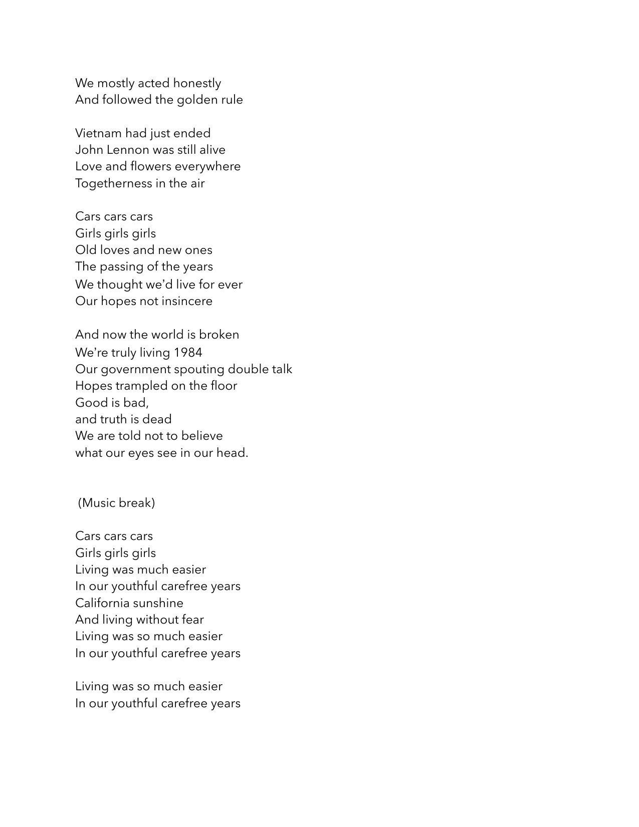 Songs in Search of a Melody — page 25