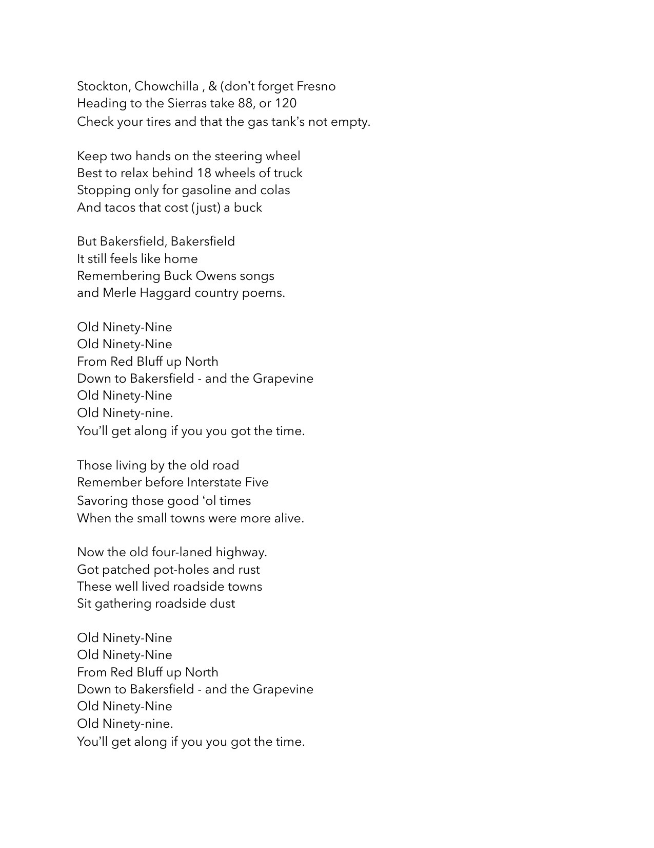 Songs in Search of a Melody — page 27