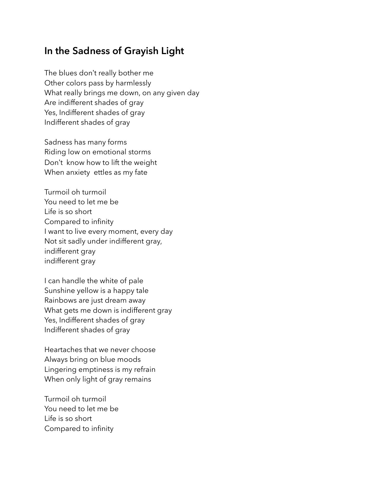 Songs in Search of a Melody — page 31