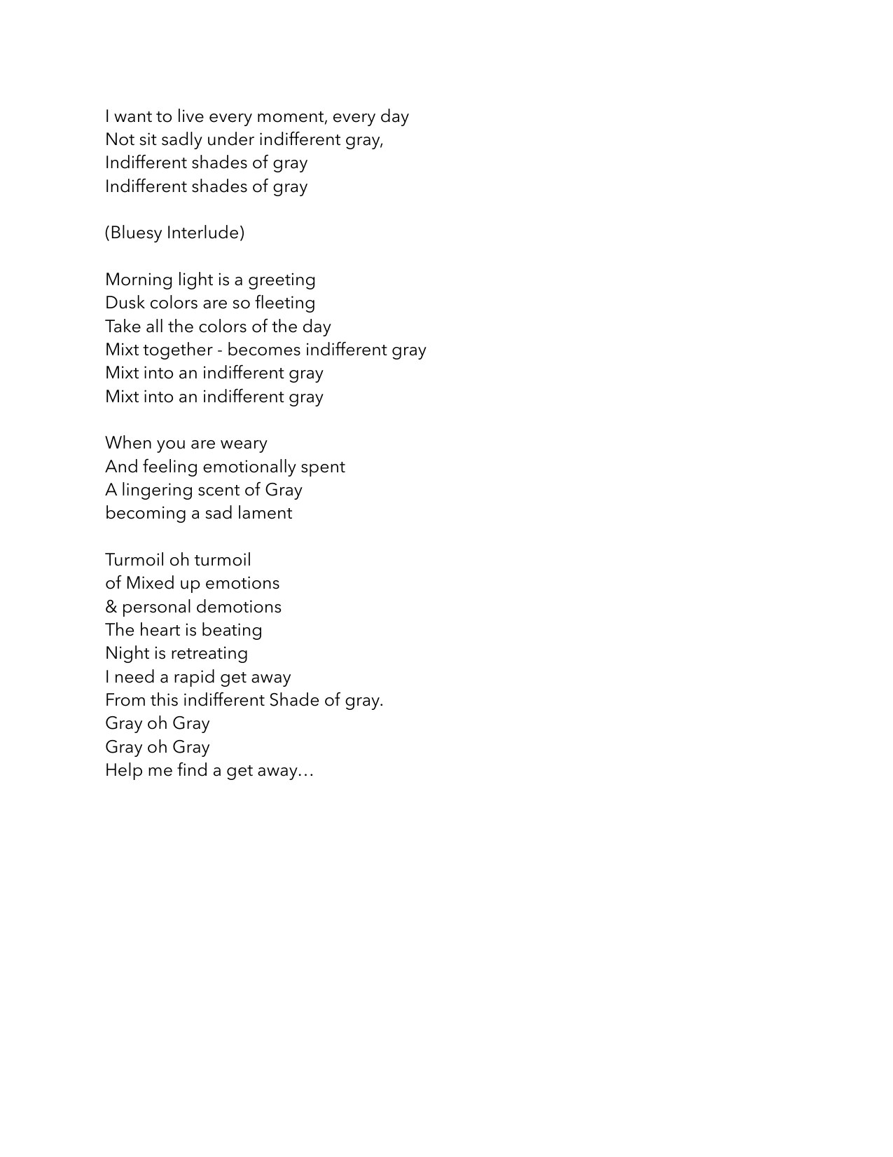 Songs in Search of a Melody — page 32