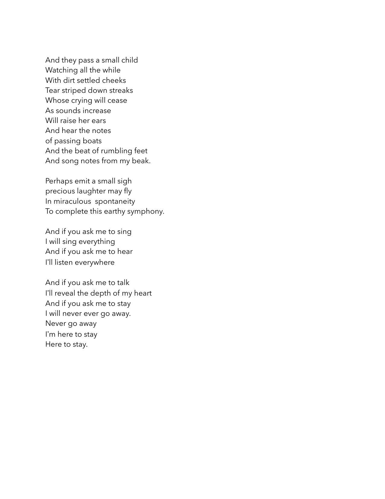 Songs in Search of a Melody — page 34