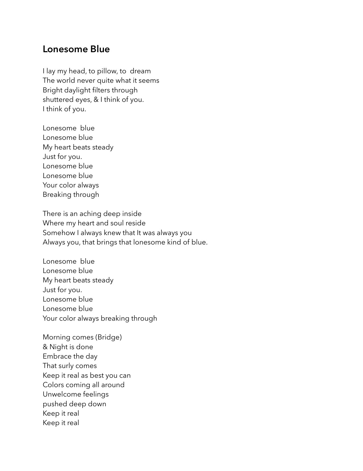 Songs in Search of a Melody — page 35