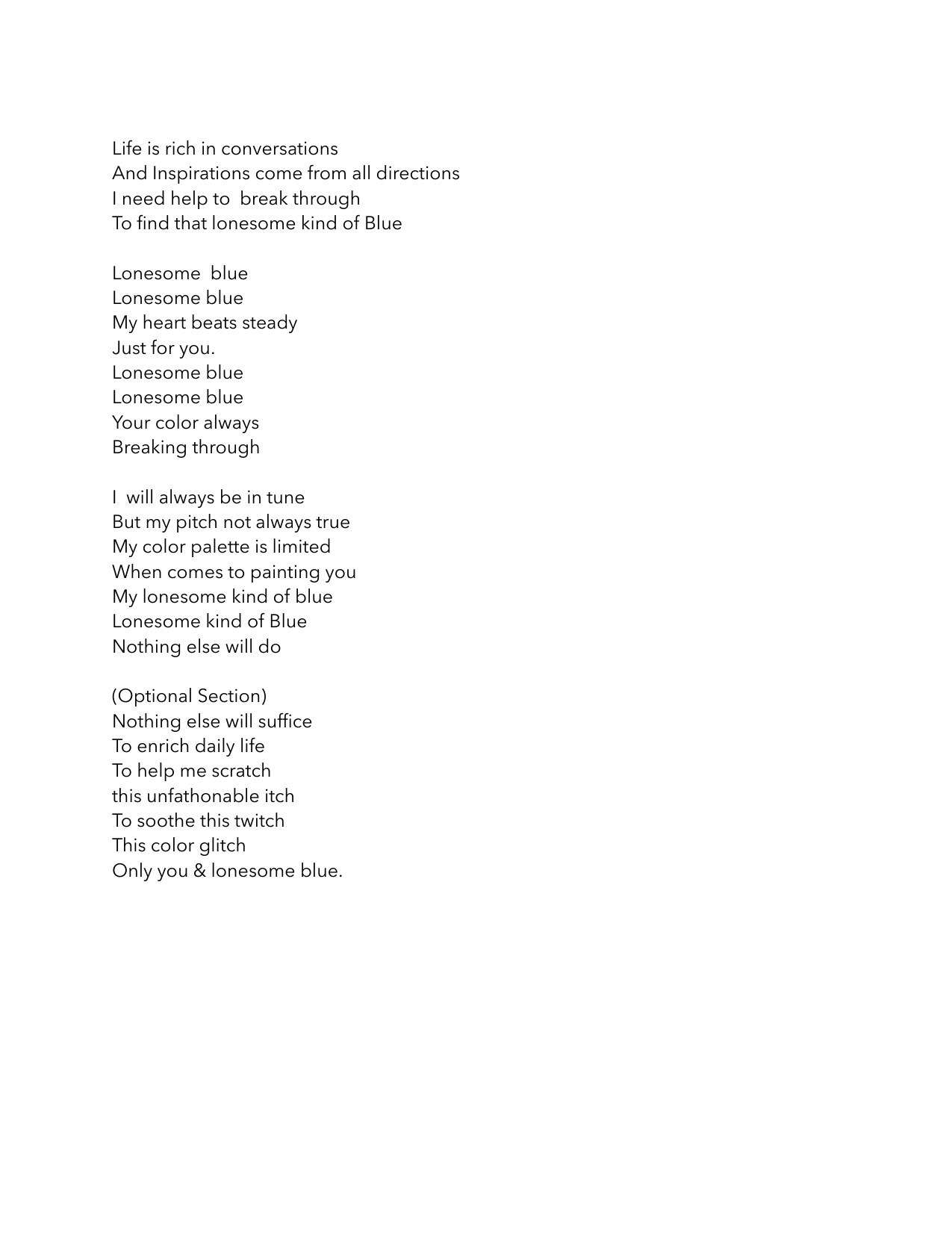 Songs in Search of a Melody — page 36