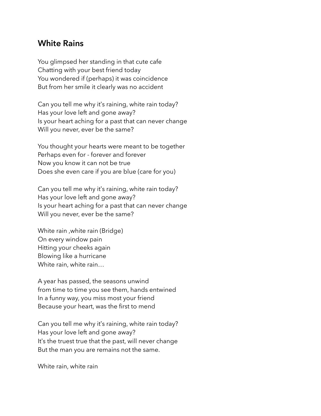 Songs in Search of a Melody — page 37