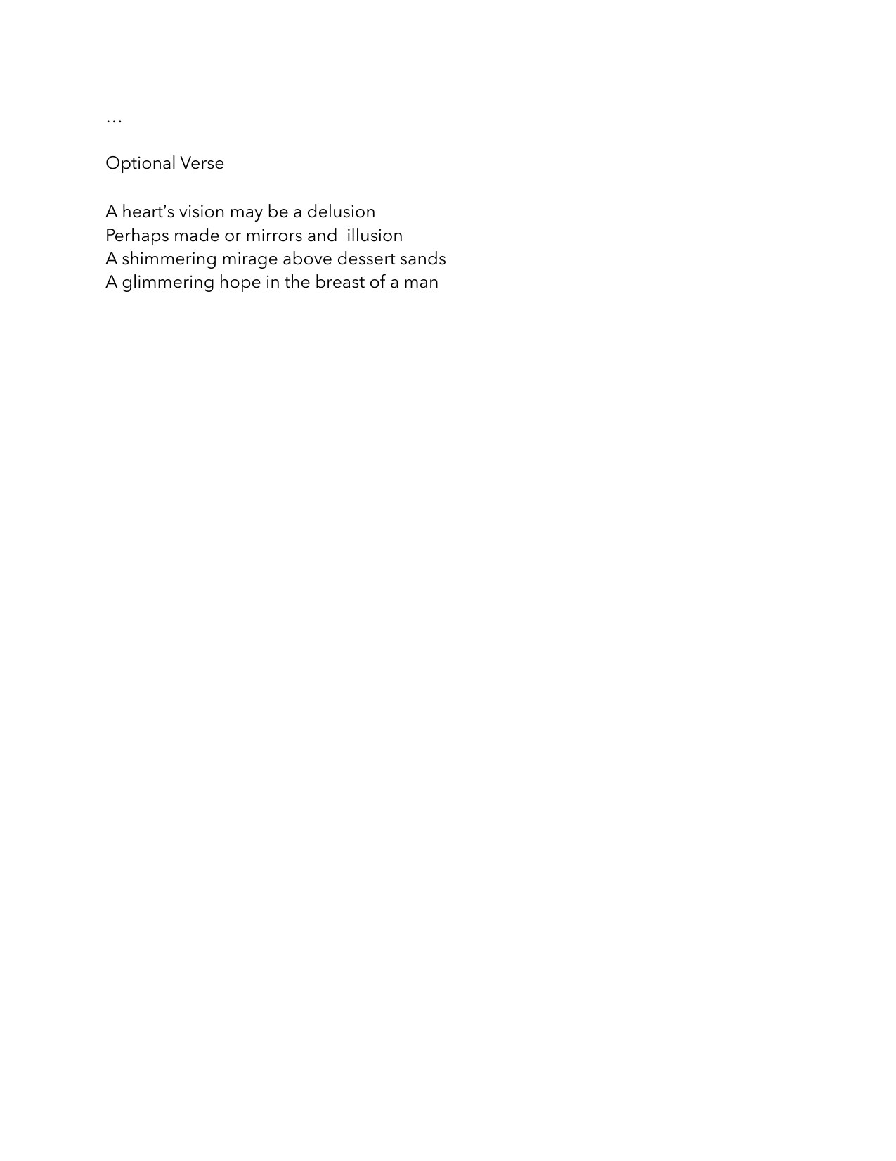 Songs in Search of a Melody — page 38