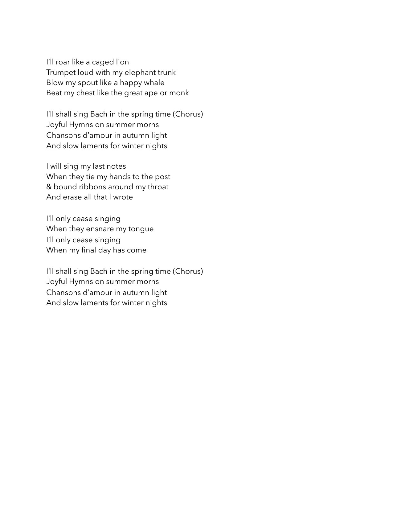 Songs in Search of a Melody — page 42