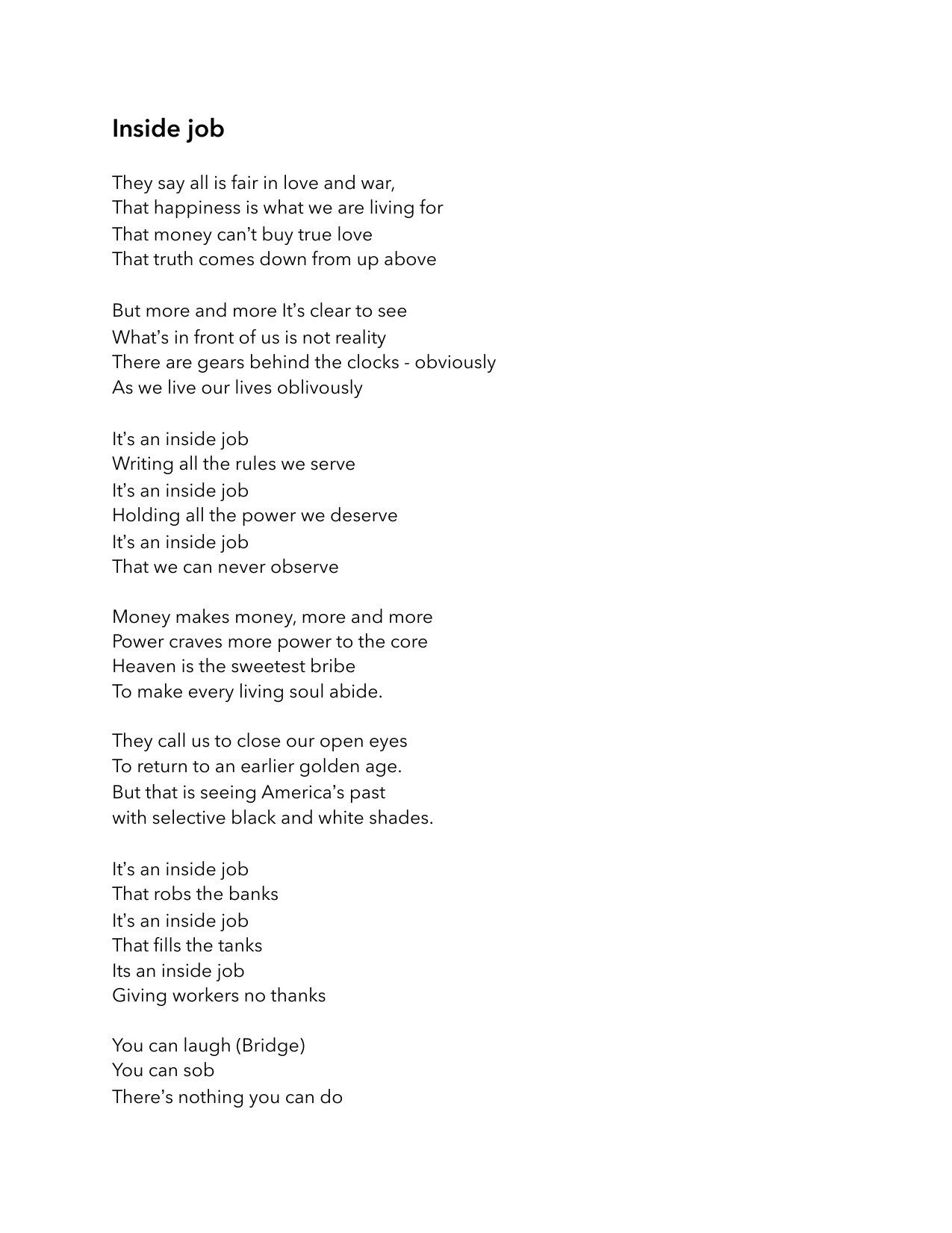 Songs in Search of a Melody — page 46