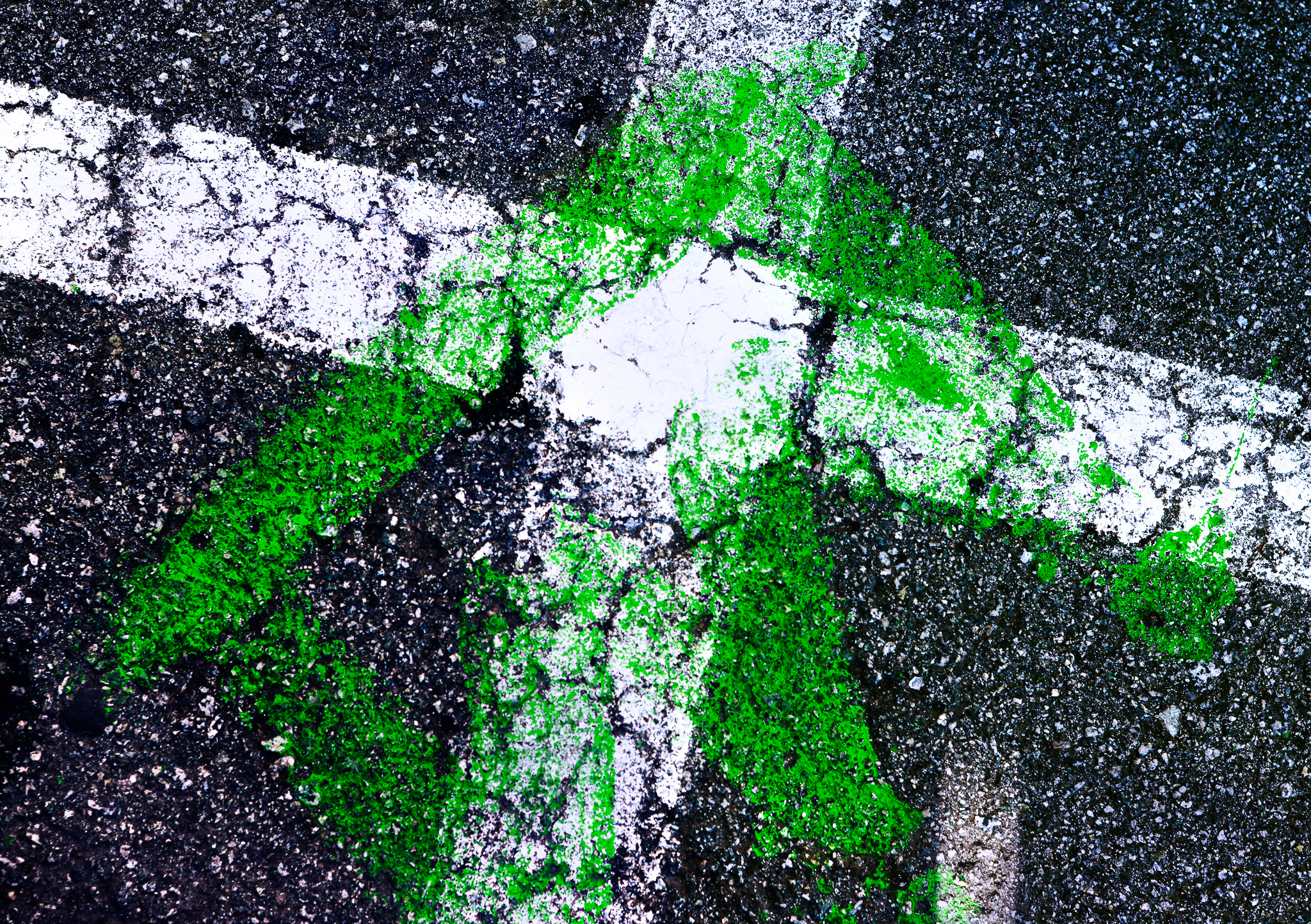 Green and White