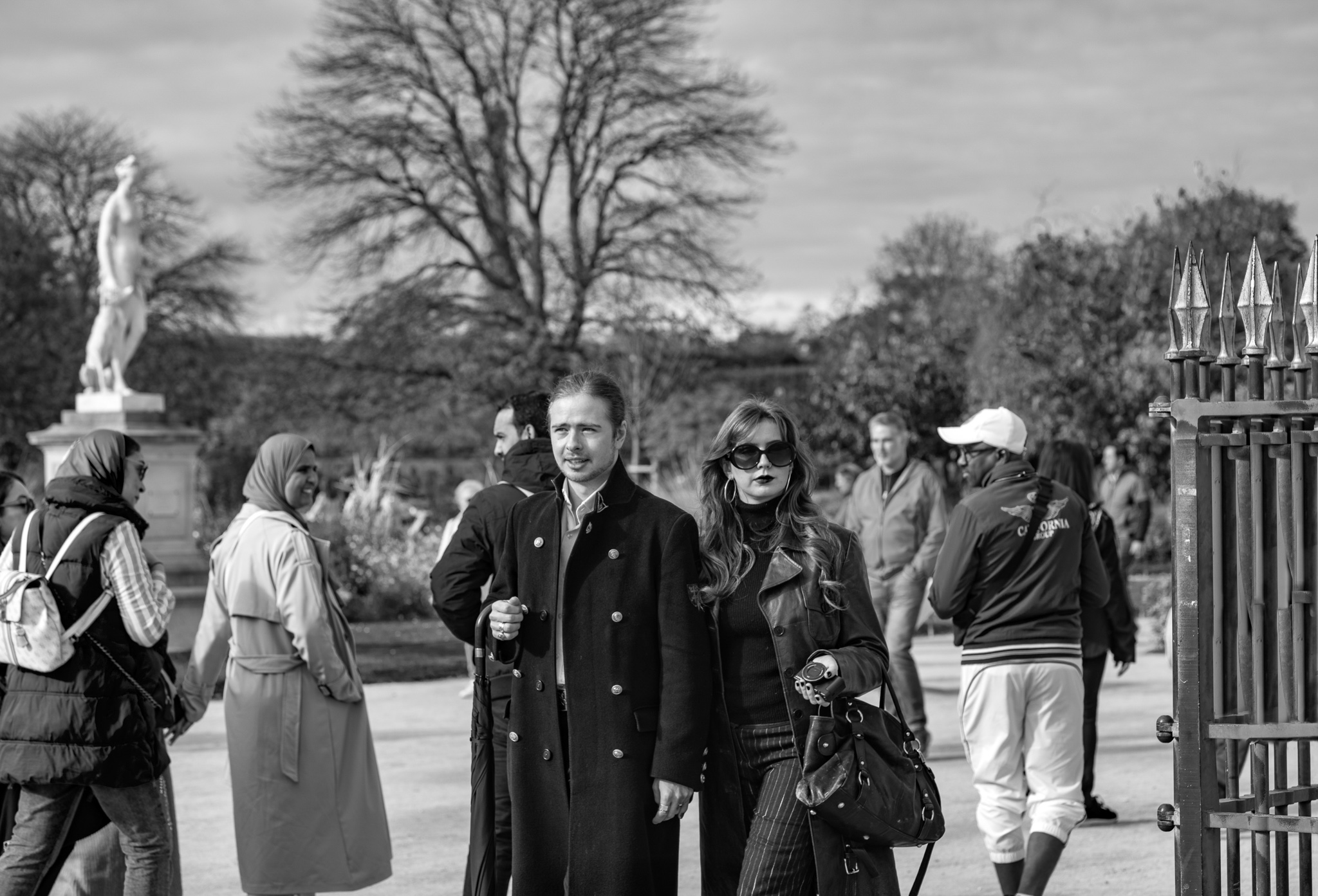 King and Queen Stroll Across the Board